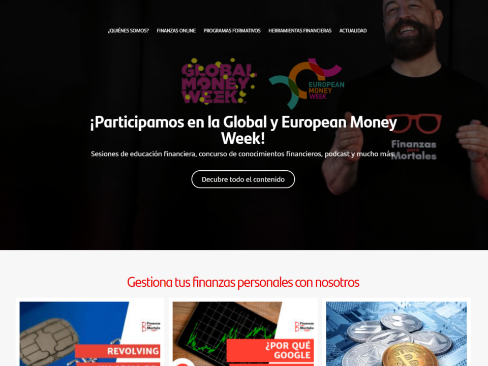 Finanzas para Mortales participa en laGlobal Money Week